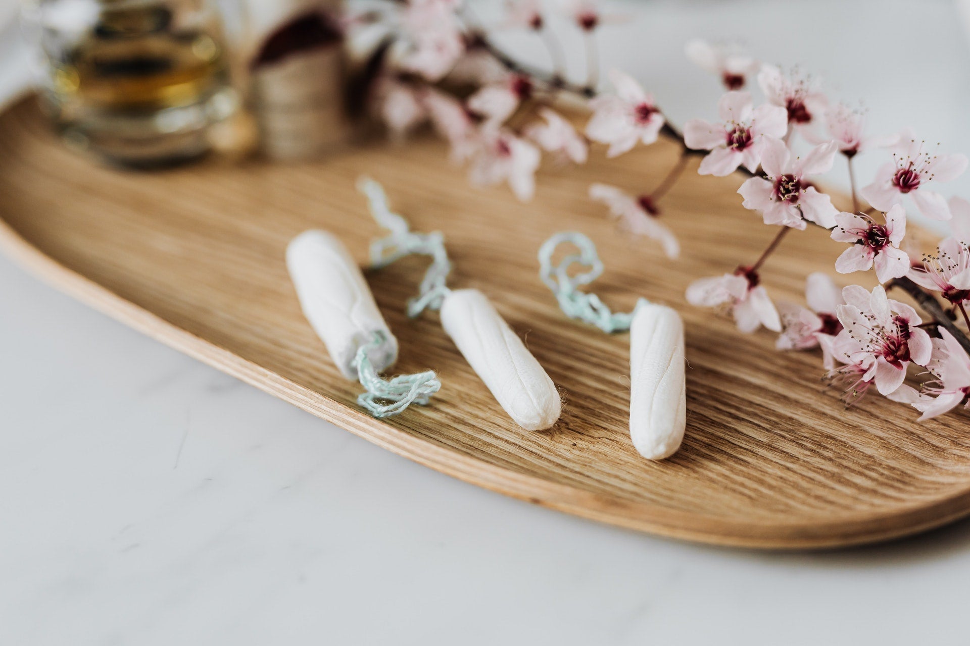 Joli plateau avec tampon